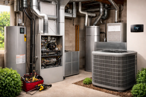 Guide to HVAC Replacement: Heating Systems, Cooling Equipment, and Energy Efficiency