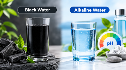 Black Water vs Alkaline Water: Explore Differences, Minerals, pH & Health Considerations